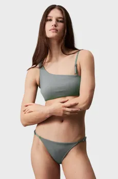 Женские серые трусики от купальника STRING BIKINI Серый M Calvin Klein KW0KW02346