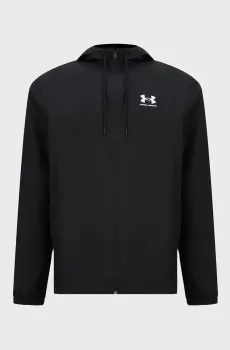 Мужская черная ветровка UA Rival Wvn Windbreaker Черный XXL Tall Under Armour 1390149-001