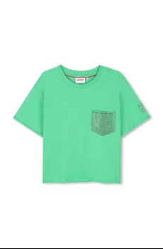 Детская хлопковая футболка HUGO