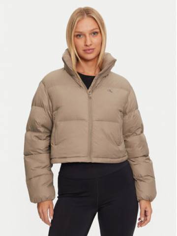 Calvin Klein Jeans Пуховик J20J223577 Бежевий Relaxed Fit Calvin Klein Jeans Пуховик J20J223577 Бежевий Relaxed Fit