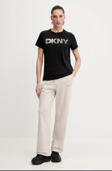 Хлопковая футболка Dkny