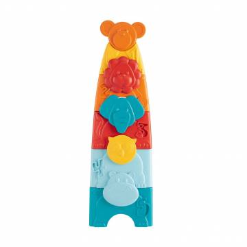 Детская игрушка-пирамидка 2 в 1 Chicco Eco+ 2 In 1 Stacking Animals, от 9 месяцев, 11*7*3 см (11570) Детская игрушка-пирамидка 2 в 1 Chicco Eco+ 2 In 1 Stacking Animals, от 9 месяцев, 11*7*3 см (11570)