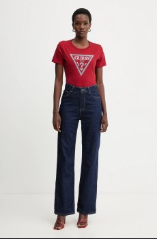 Хлопковая футболка Guess