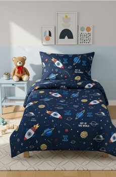 Постільна білизна 160x200 - темно-синій