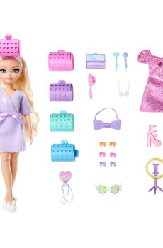Игровой набор Barbie Dream Besties Малибу Мое утро красоты, с аксессуарами, от 4 лет (JGG38)