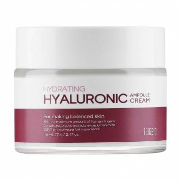 Увлажняющий крем для лица Tenzero Hydrating Hyaluronic Ampoule Cream, 70 г Увлажняющий крем для лица Tenzero Hydrating Hyaluronic Ampoule Cream, 70 г