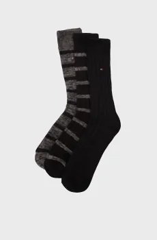 Мужские носки (3 пары) GIFTBOX MOULINE STRIPE Разноцветный 39-42 Tommy Hilfiger 701226073