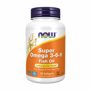 Супер Омега 3-6-9 NOW Foods Super Omega 3-6-9 1200 мг, 90 капсул Супер Омега 3-6-9 NOW Foods Super Omega 3-6-9 1200 мг, 90 капсул