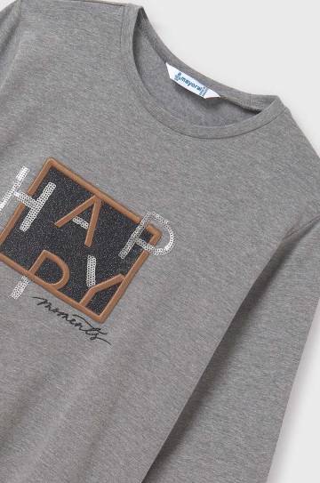Детский лонгслив Mayoral цвет серый 7004