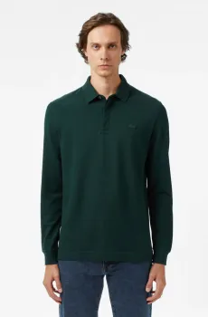 Мужское зеленое поло Зеленый M Lacoste PH2481YZP