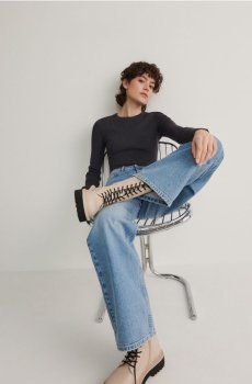 Reserved - Шкіряні черевики - кремовий - 5701Y-01X