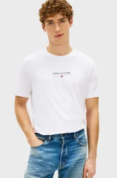Мужская белая футболка BRAND LOVE LOCKUP Белый XL Tommy Hilfiger MW0MW42363