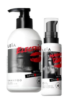 Набор LEIA Set 3 для сухих и поврежденных волос (шампунь, 300 мл + масло, 70 мл)