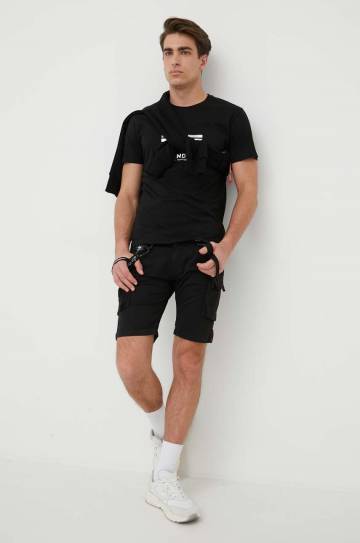 Шорты Alpha Industries мужские цвет чёрный 116213.03-Black Шорты Alpha Industries мужские цвет чёрный 116213.03-Black