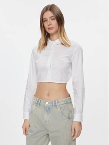 Tommy Jeans Сорочка DW0DW17344 Білий Slim Fit Tommy Jeans Сорочка DW0DW17344 Білий Slim Fit