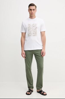 Хлопковая футболка BOSS