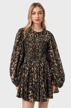 Женское платье с узором CHIA Разноцветный 10 AllSaints W014DE