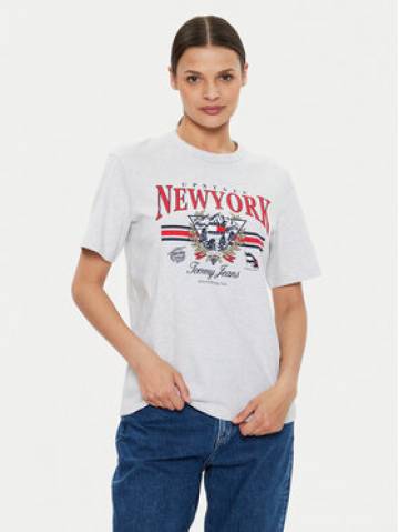 Tommy Jeans Футболка Vintage DW0DW18410 Сірий Relaxed Fit Tommy Jeans Футболка Vintage DW0DW18410 Сірий Relaxed Fit