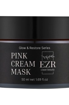 Дневная розовая маска для лица EZR Clean Beauty Glow & Restore Series Pink Cream Mask, 50 мл