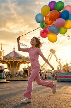 Рубчасті розкльошені штани - рожевий