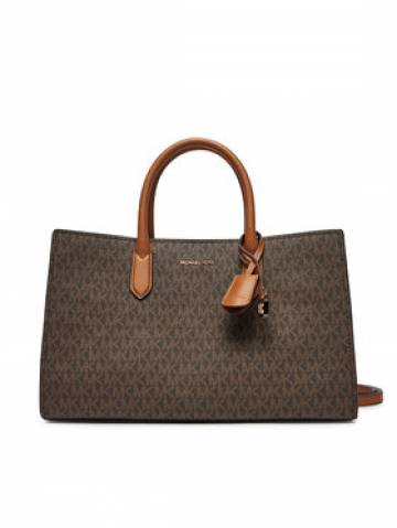 MICHAEL Michael Kors Сумка Scarlett Medium Signature Logo Satchel 30F4GETS2B Коричневий MICHAEL Michael Kors Сумка Scarlett Medium Signature Logo Satchel 30F4GETS2B Коричневий