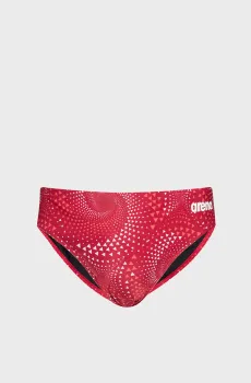 Мужские красные плавки с узором FIREFLOW SWIM BRIEFS Красный 85 Arena 010163-400