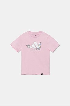 Детская хлопковая футболка adidas