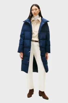 Женский темно-синий пуховик CREST Синий S Tommy Hilfiger WW0WW47279