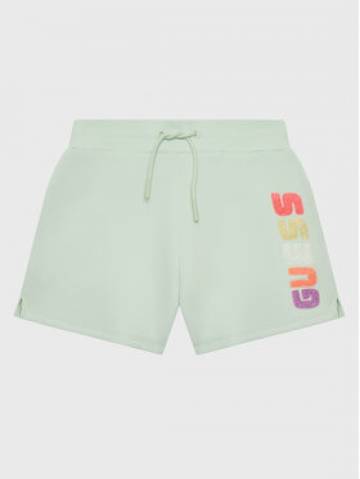 Guess Спортивні шорти J3GD21 FL04P Зелений Relaxed Fit Guess Спортивні шорти J3GD21 FL04P Зелений Relaxed Fit