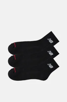 Черные носки Ancle  (3 пары) Черный 39-42 New Balance LAS51303BK