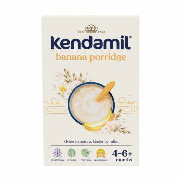 Детская молочная каша Kendamil с бананом, от 4-6 месяцев, 150 г Детская молочная каша Kendamil с бананом, от 4-6 месяцев, 150 г