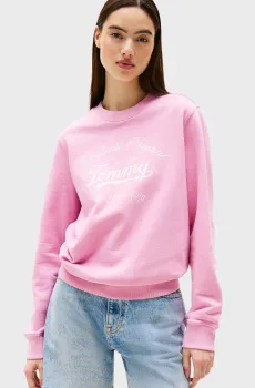 Женский розовый свитшот TJW REG ESSENTIAL Розовый XS Tommy Jeans DW0DW20942