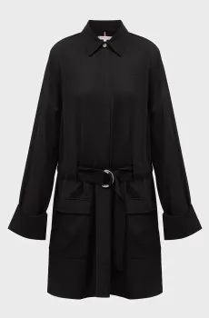 Женское черное платье SMD FLUID UTILITY SHORT DRESS Черный S Tommy Hilfiger WW0WW42308