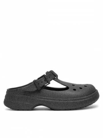 Crocs Шльопанці Classic Mary Jane Glitter Clog 210737 Сірий Crocs Шльопанці Classic Mary Jane Glitter Clog 210737 Сірий