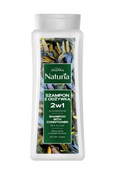 Уценка! Шампунь-кондиционер Joanna Naturia Shampoo для всех типов волос, с морскими водорослями, 500 мл