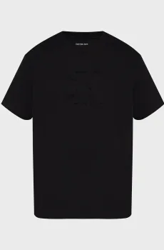 Мужская черная футболка DEBOSS MONO Черный L Calvin Klein Jeans LV04RC824G