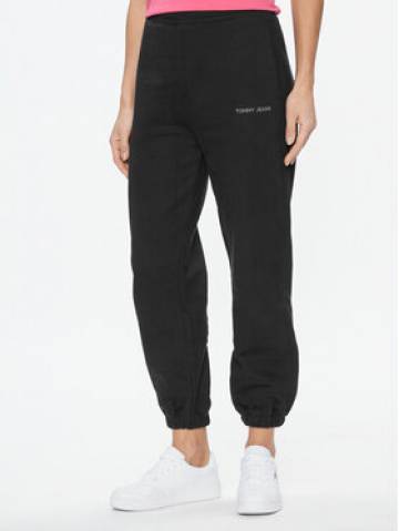 Tommy Jeans Спортивні штани Classics DW0DW17309 Чорний Relaxed Fit Tommy Jeans Спортивні штани Classics DW0DW17309 Чорний Relaxed Fit