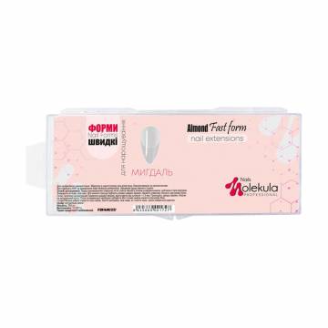 Формы-типсы для наращивания ногтей Nails Molekula Professional Миндаль, 240 шт Формы-типсы для наращивания ногтей Nails Molekula Professional Миндаль, 240 шт