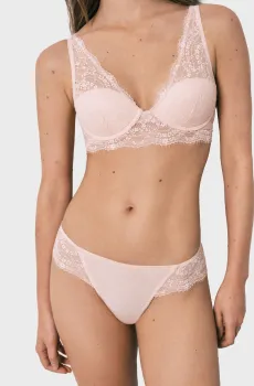 Женские пудровые трусики Розовый S womensecret 4214204
