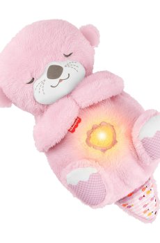 Мягкая игрушка Fisher-Price Schlummer-Otter Rosa, от рождения (JLJ33)