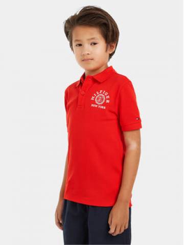 Tommy Hilfiger Поло Monotype KB0KB08801 Червоний Regular Fit Tommy Hilfiger Поло Monotype KB0KB08801 Червоний Regular Fit