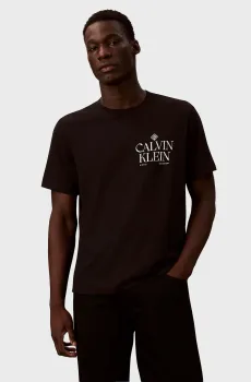 Мужская черная футболка ROSES GRAPHIC Черный S Calvin Klein Jeans LV14RE801G