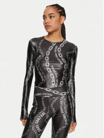 Versace Jeans Couture Боді 77HAM2A1 JS417 Чорний Slim Fit Versace Jeans Couture Боді 77HAM2A1 JS417 Чорний Slim Fit