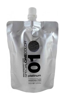 Тонирующая маска для волос Trendy Hair Special One Color Semi-Permanent Mask 01 Platinum, 200 мл