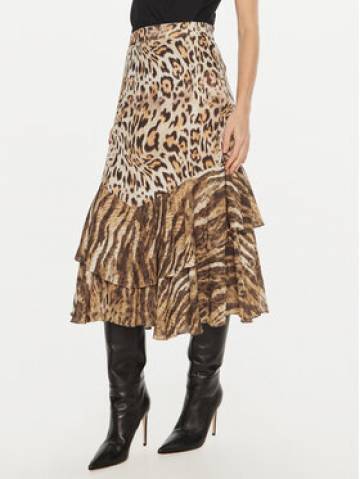 Guess Спідниця-міді Chantal W4BD83 WGLA2 Коричневий Regular Fit Guess Спідниця-міді Chantal W4BD83 WGLA2 Коричневий Regular Fit