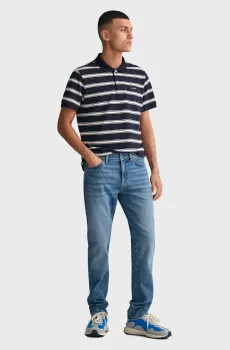 Мужские синие джинсы SLIM Синий 33-32 Gant 1000260