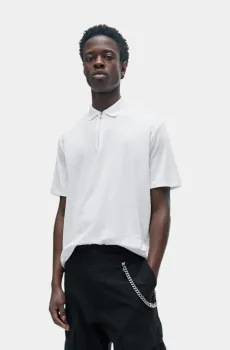 Мужское белое поло Белый L HUGO 8511