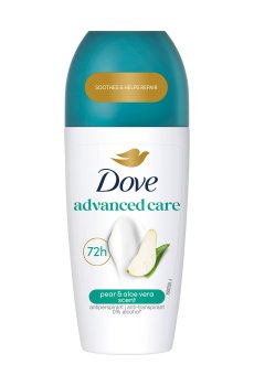 Шариковый антиперспирант Dove Advanced Care Pear & Aloe Vera 72H с ароматом груши и алоэ вера, 50 мл