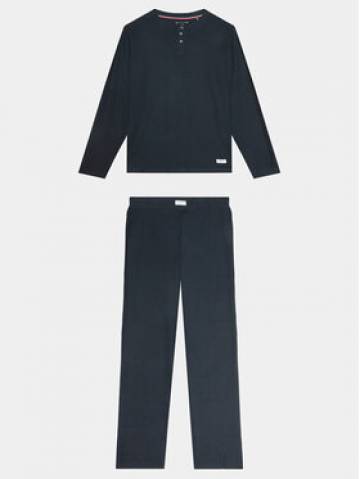 Tommy Hilfiger Піжама UB0UB00507 Cиній Regular Fit Tommy Hilfiger Піжама UB0UB00507 Cиній Regular Fit