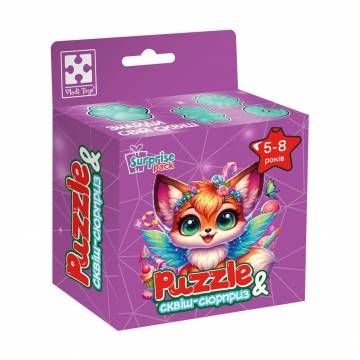 Пазлы Vladi Toys Лисенок, с сюрпризом и сквишем, 22*23 см, от 5 лет, 180 деталей (VT8030-10) Пазлы Vladi Toys Лисенок, с сюрпризом и сквишем, 22*23 см, от 5 лет, 180 деталей (VT8030-10)